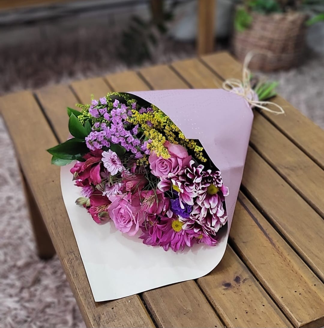 Buqu� Tradicional Flores Lil�s