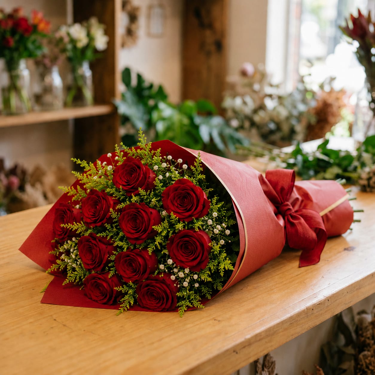 Buqu� Tradicional 12 rosas